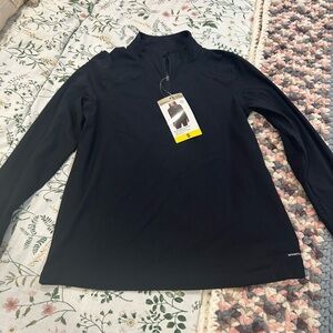 NWT Black Long Sleeve Pullover Mondetta Small/ Active Ribbed